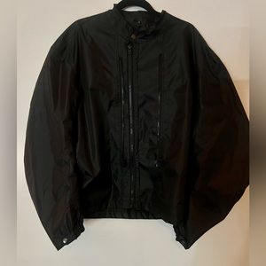 Men’s Joe Rocket Black Nylon Rain Motorcycle Jacket XL